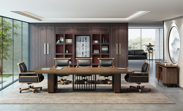 行云會議桌椅3.2米