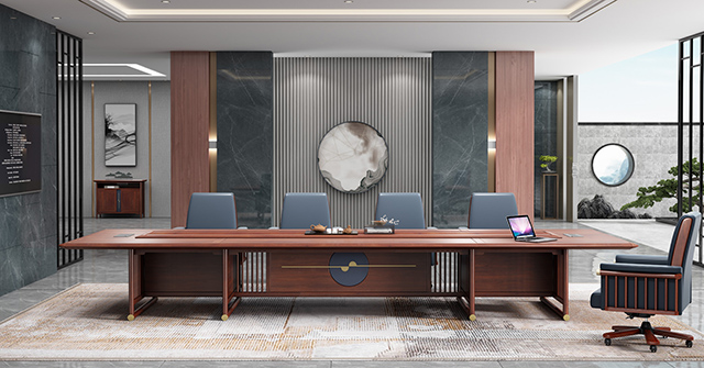 寧境會(huì)議桌椅4.8米